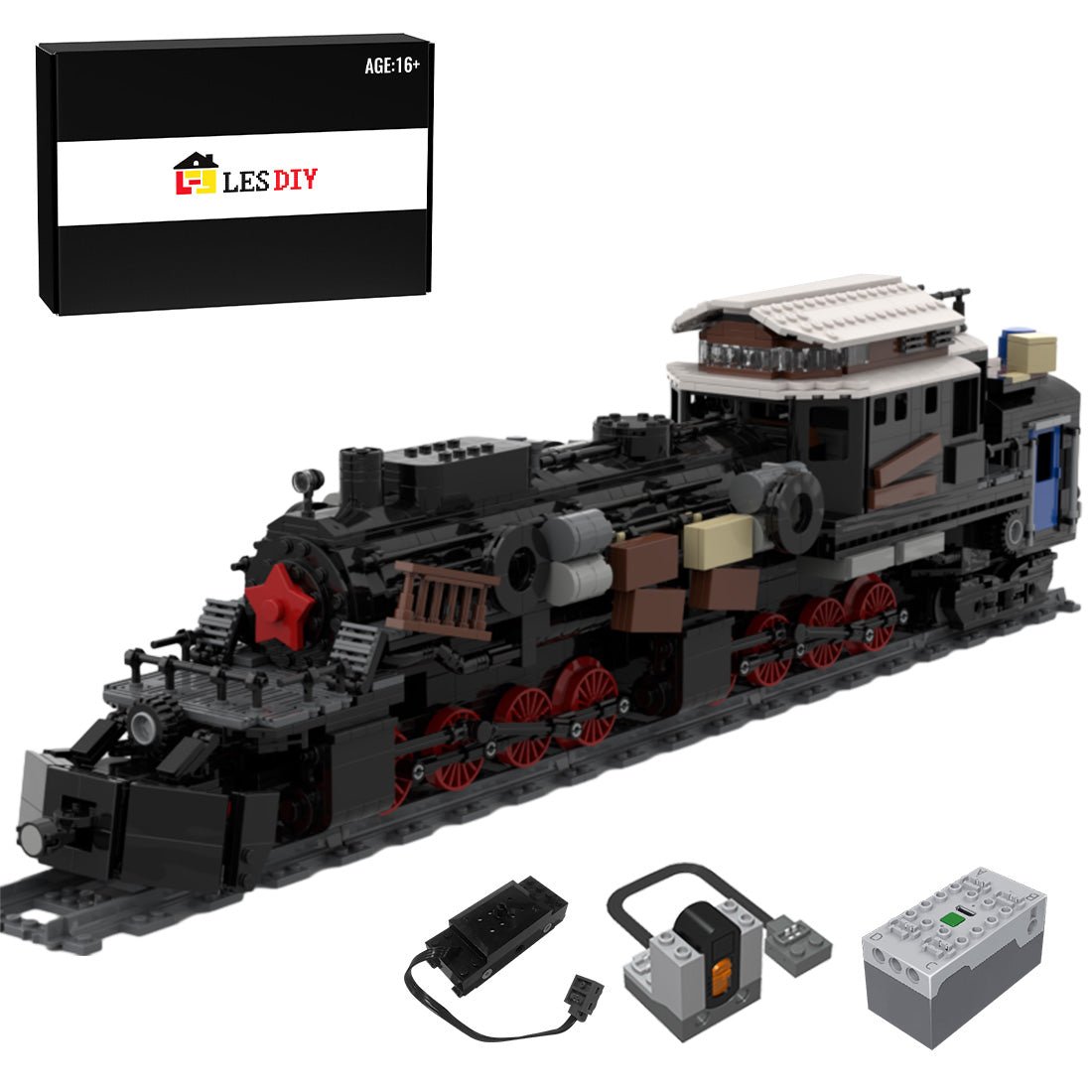 MOC - 144469 Aurora Train - LesDiy - Locomotive