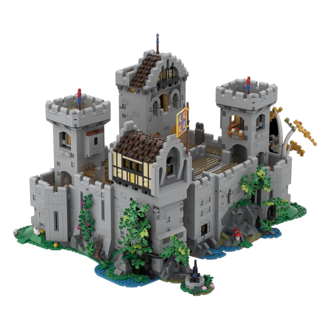 MOC - 144534 Medieval Knight's Castle - LesDiy -