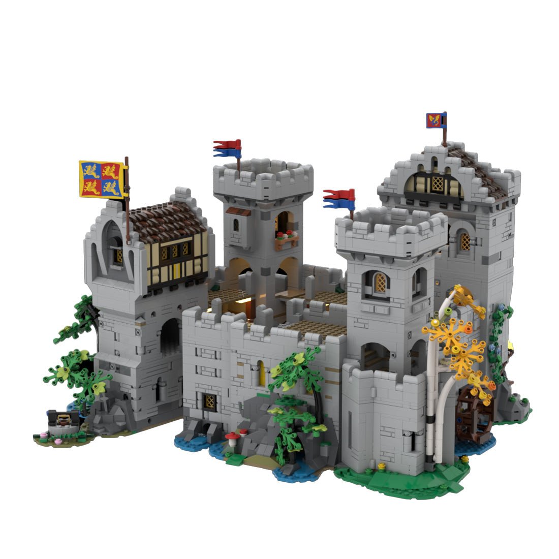 MOC - 144534 Medieval Knight's Castle - LesDiy -