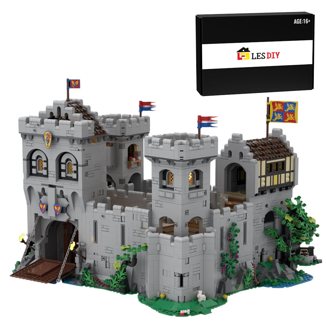 MOC - 144534 Medieval Knight's Castle - LesDiy -