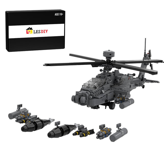 MOC - 148055 AH - 64E Apache Guardian Building Blocks - LesDiy - MOC