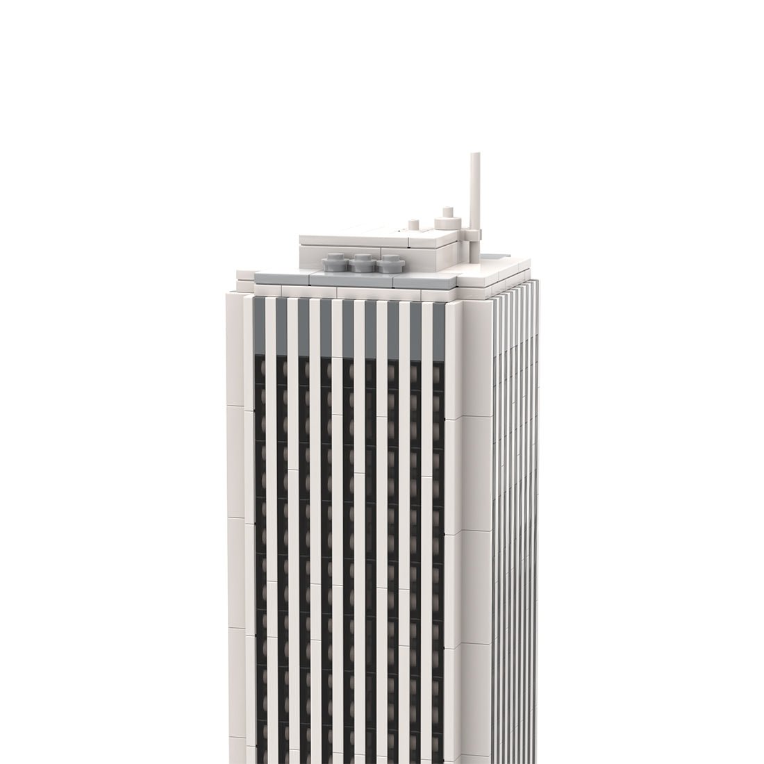 MOC - 149137 Chicago Aon Center - 1/800 Scale Building Blocks - LesDiy - Building Blocks -