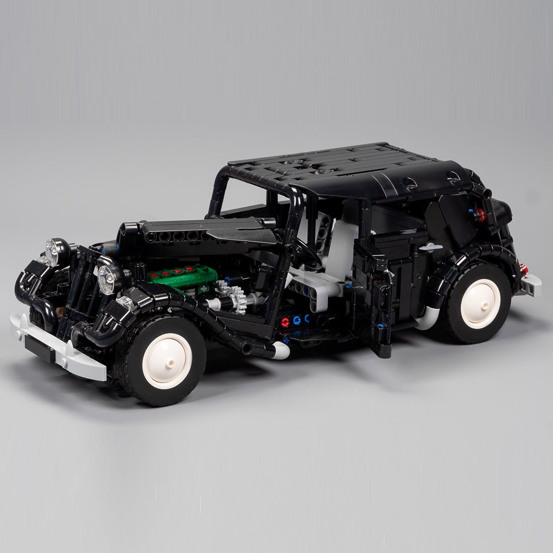 MOC - 149659 Citroën Traction (Rounded Trunk) Building Blocks - LesDiy -