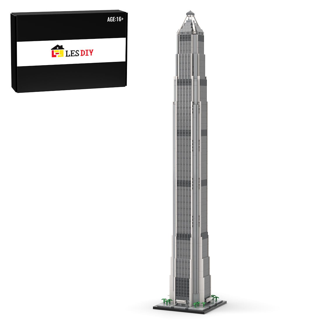 MOC - 150306 Shenzhen PingAn Finance Centre - 1/800 Scale Building Blocks - LesDiy - Building Blocks -