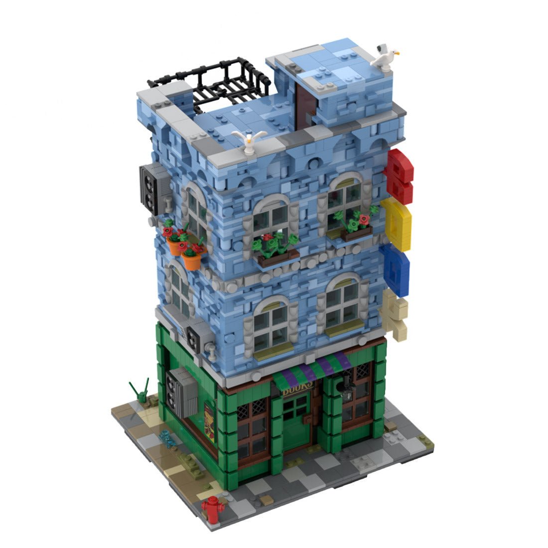 MOC - 150357 Bookstore - LesDiy -