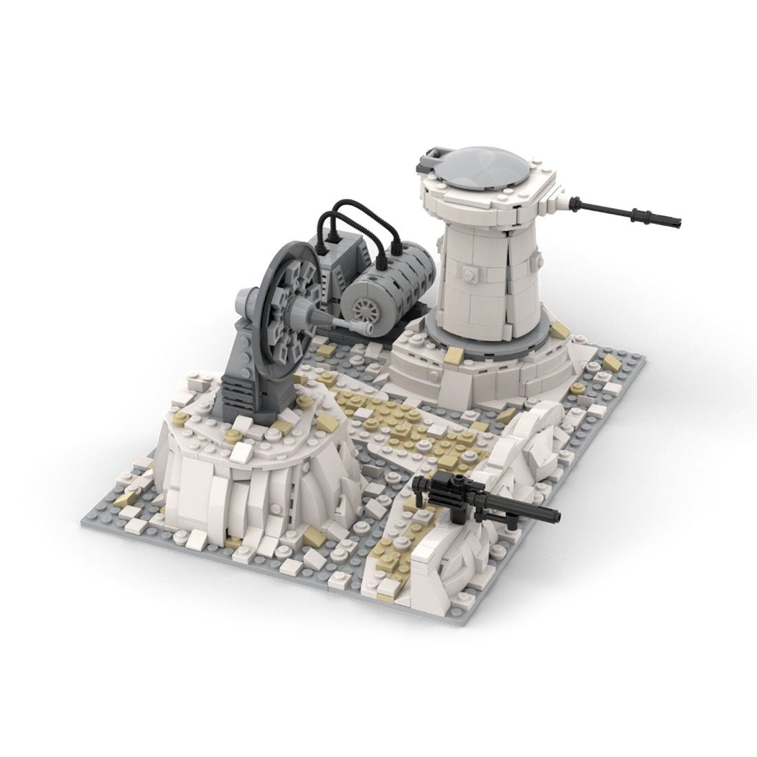 MOC - 150680 Sci - Fi Space Wars Artillery Building Blocks - LesDiy -