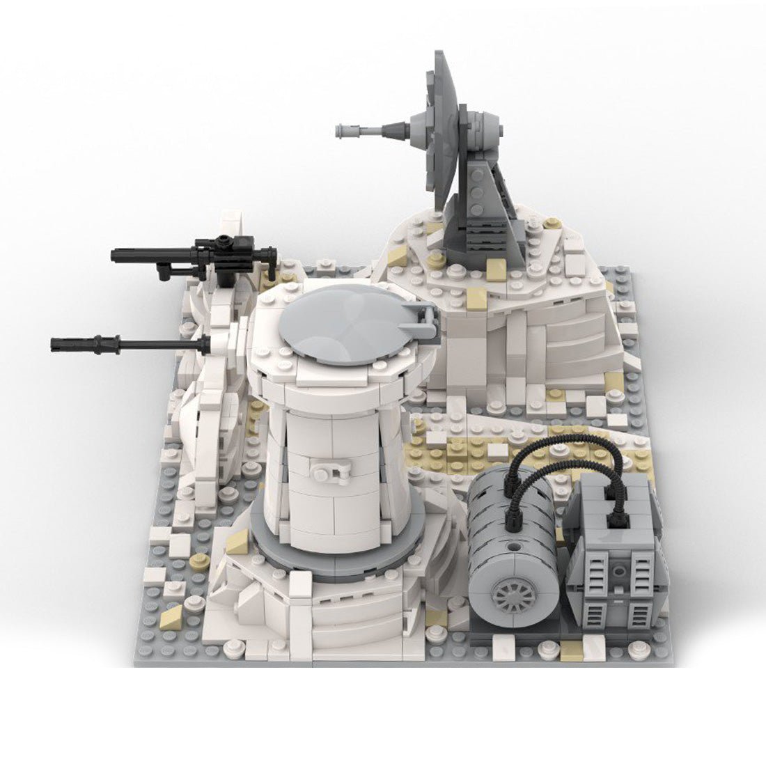 MOC - 150680 Sci - Fi Space Wars Artillery Building Blocks - LesDiy -