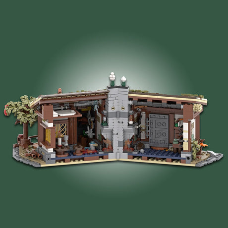 MOC - 150993 A HUT NEXT DOOR - LesDiy -