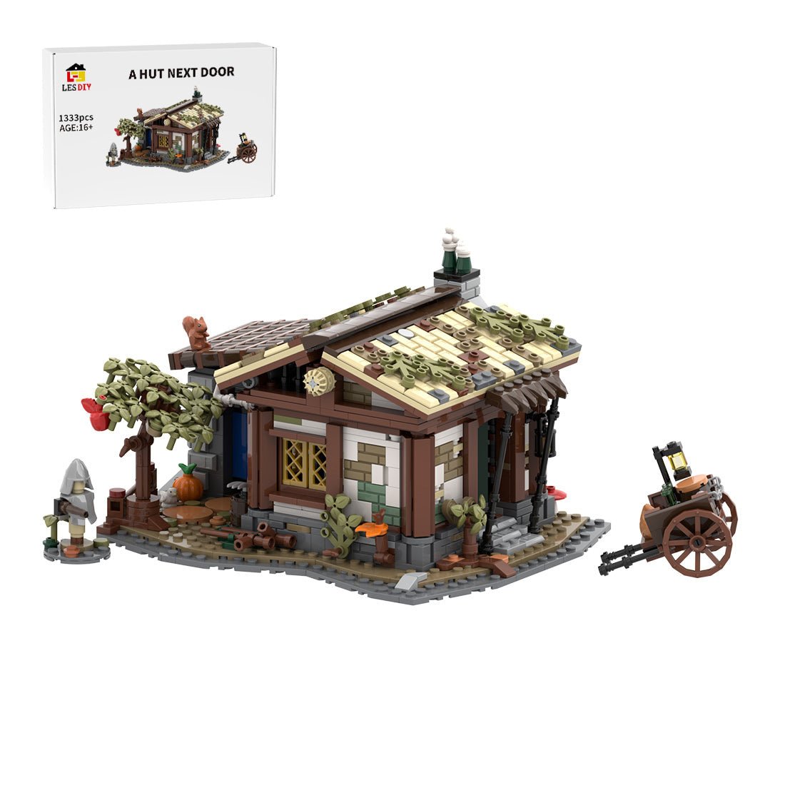 MOC - 150993 Medieval Hut Building Blocks - LesDiy -
