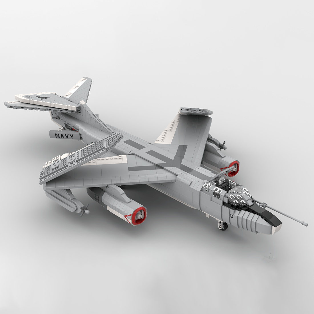 MOC - 151490 1:35 Scale EA - 3B Sky Warrior Building Blocks - LesDiy - Building Blocks