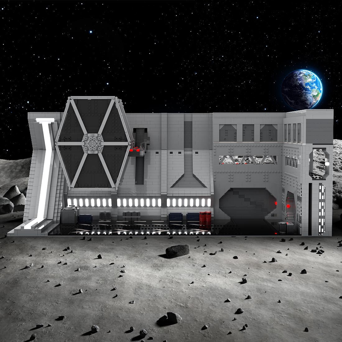 MOC - 153410 SW Imperial Hangar(Imperial fighter included) - LesDiy -