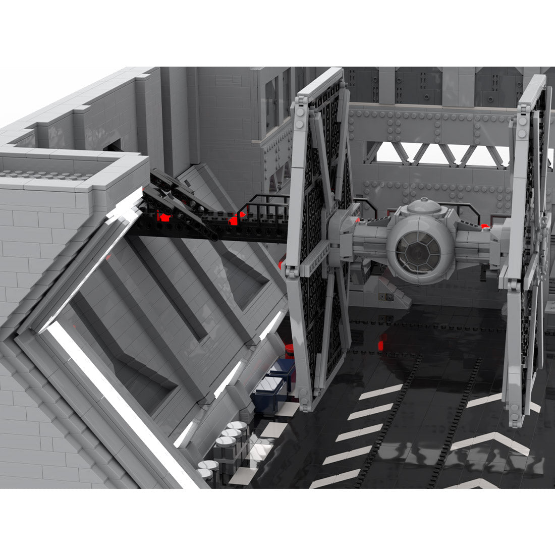 MOC - 153410 SW Imperial Hangar(Imperial fighter included) - LesDiy -