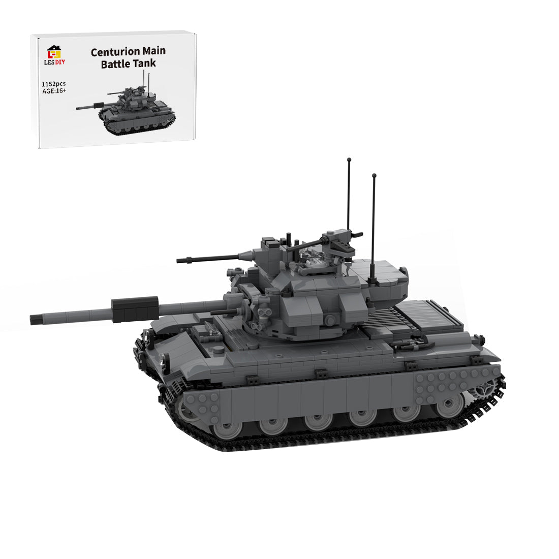 MOC - 153979 1/30 Scale Centurion Shot Kal Military Tank - LesDiy -