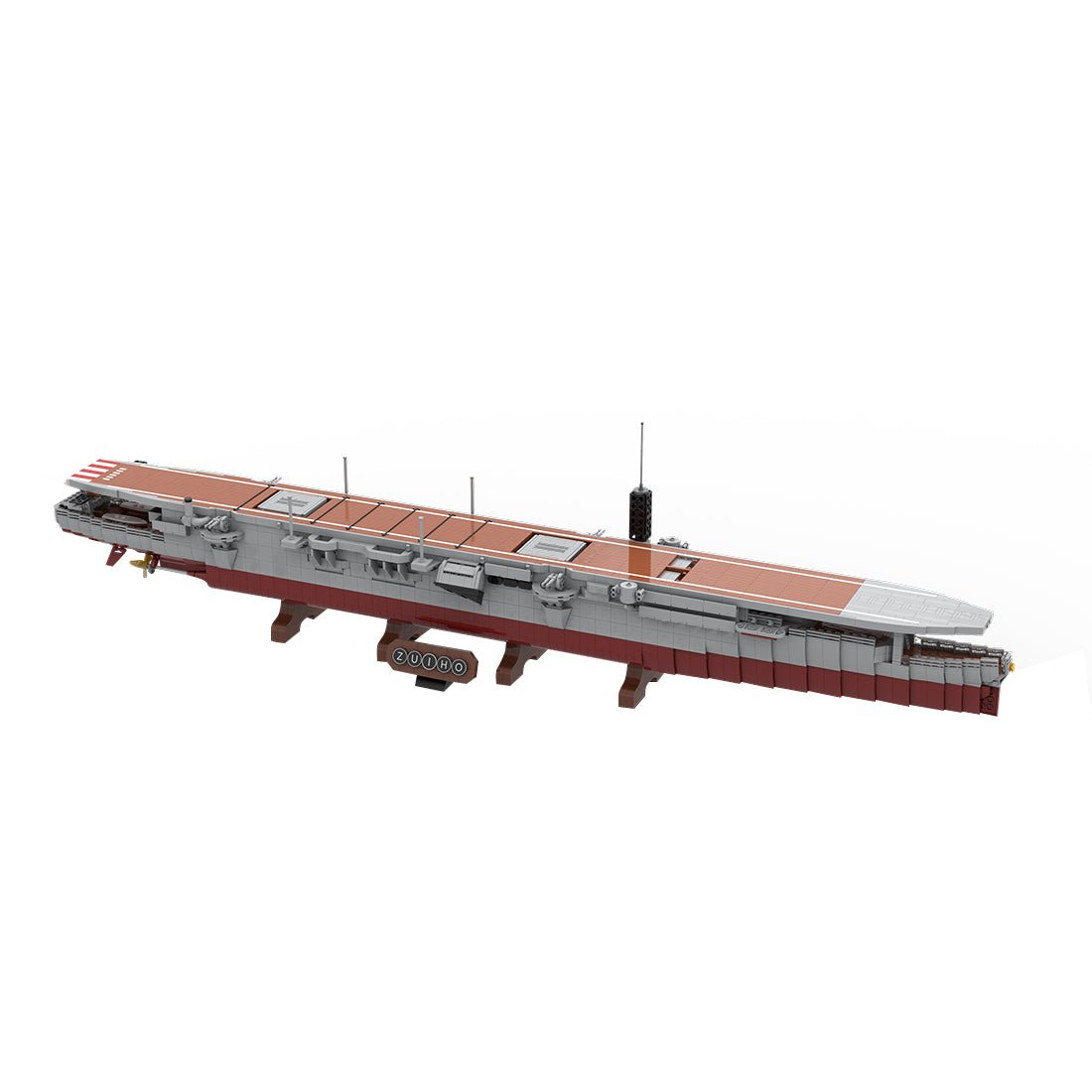 MOC - 15425 Japanese Zuiho Light Aircraft Carrier Building Blocks - LesDiy -