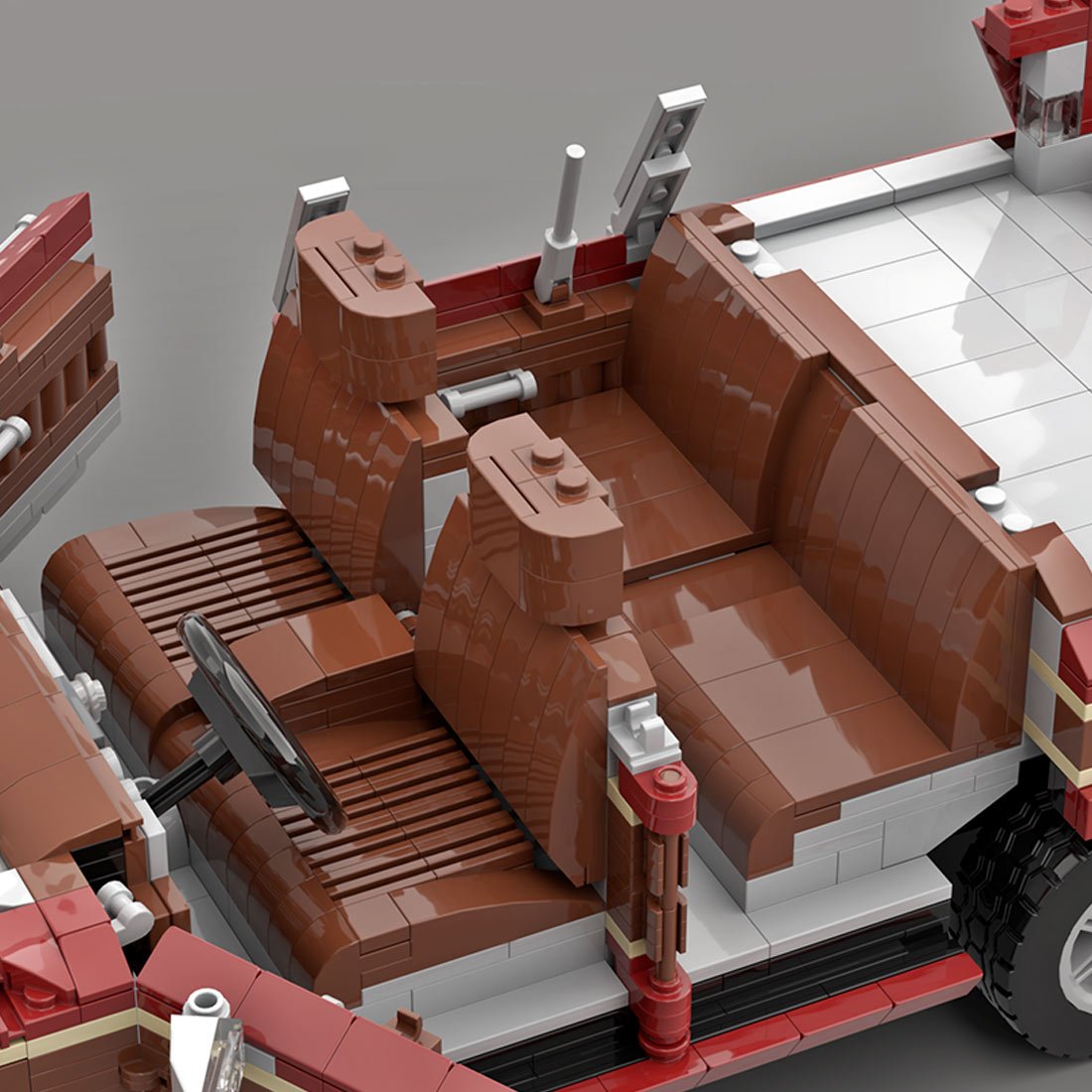 MOC - 154446 Jeep Grand Wagoneer - Skyler White's car Building Blocks - LesDiy - Building Blocks