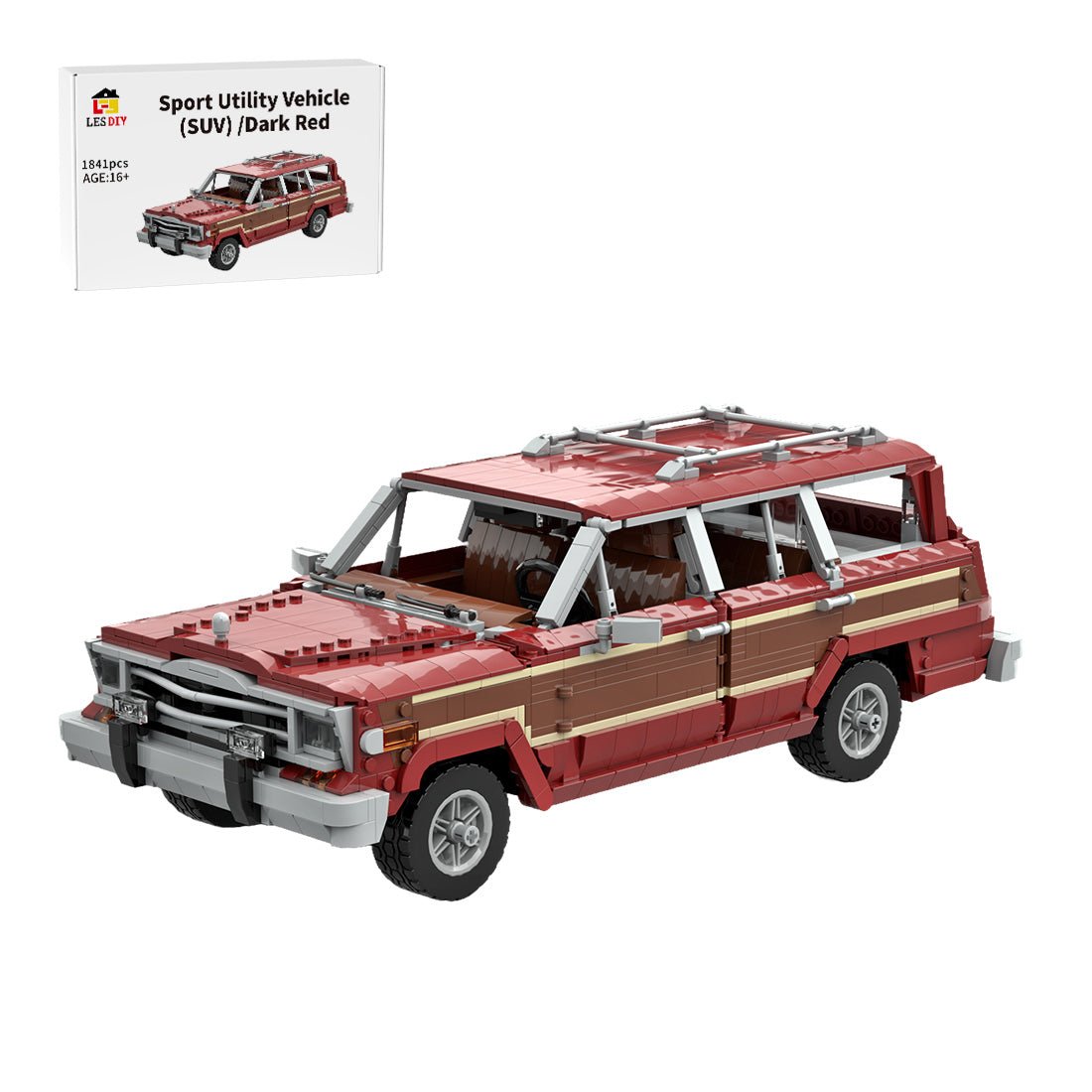 MOC - 154446 Jeep Grand Wagoneer - Skyler White's car Building Blocks - LesDiy - Building Blocks