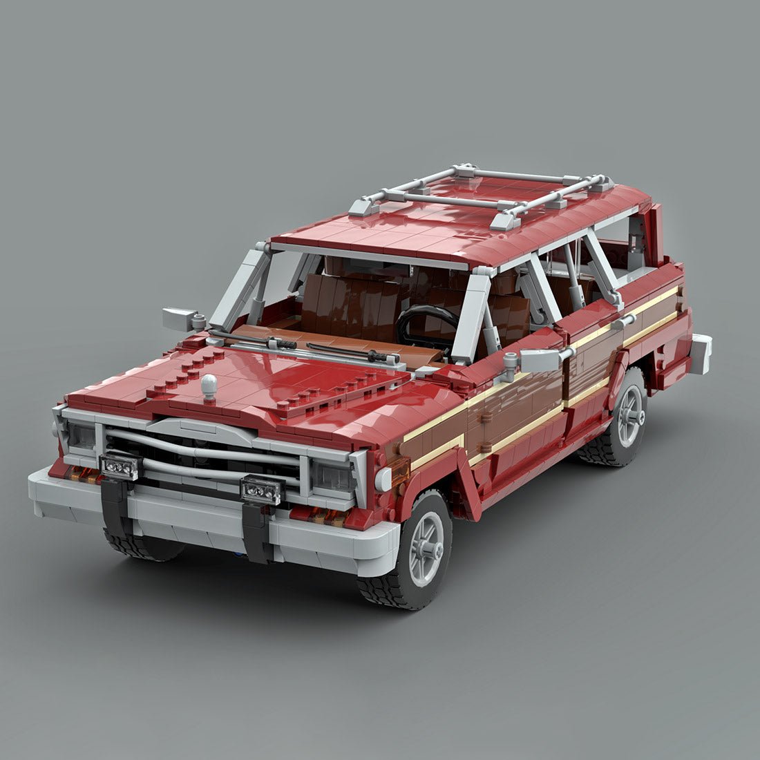 MOC - 154446 Jeep Grand Wagoneer - Skyler White's car Building Blocks - LesDiy - Building Blocks