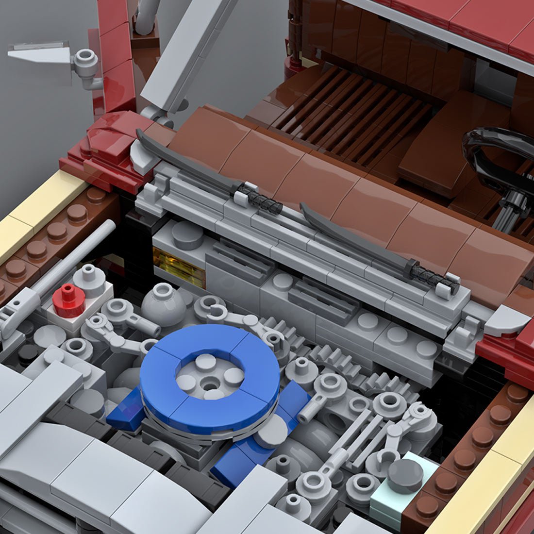 MOC - 154446 Jeep Grand Wagoneer - Skyler White's car Building Blocks - LesDiy - Building Blocks