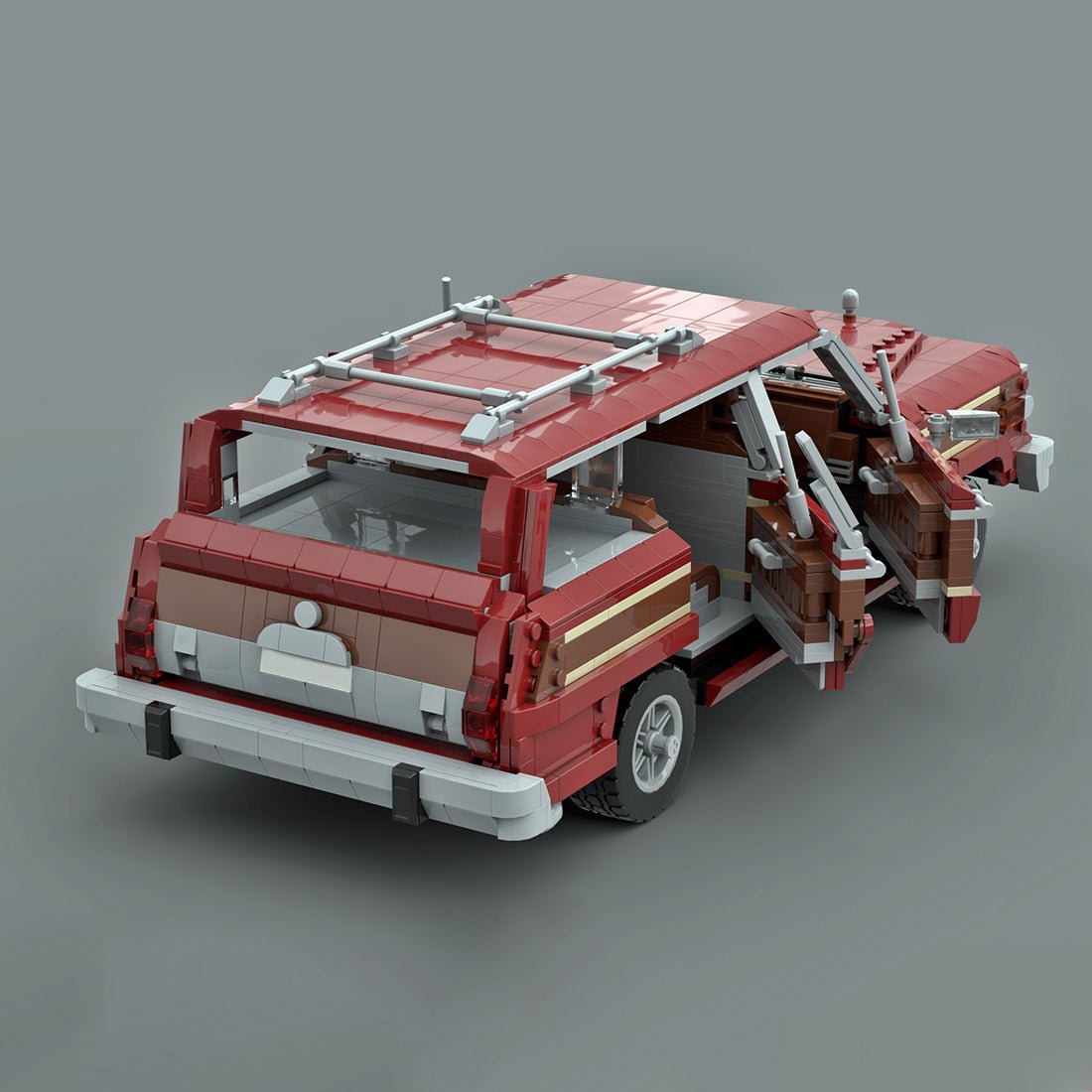 MOC - 154446 Jeep Grand Wagoneer - Skyler White's car Building Blocks - LesDiy - Building Blocks