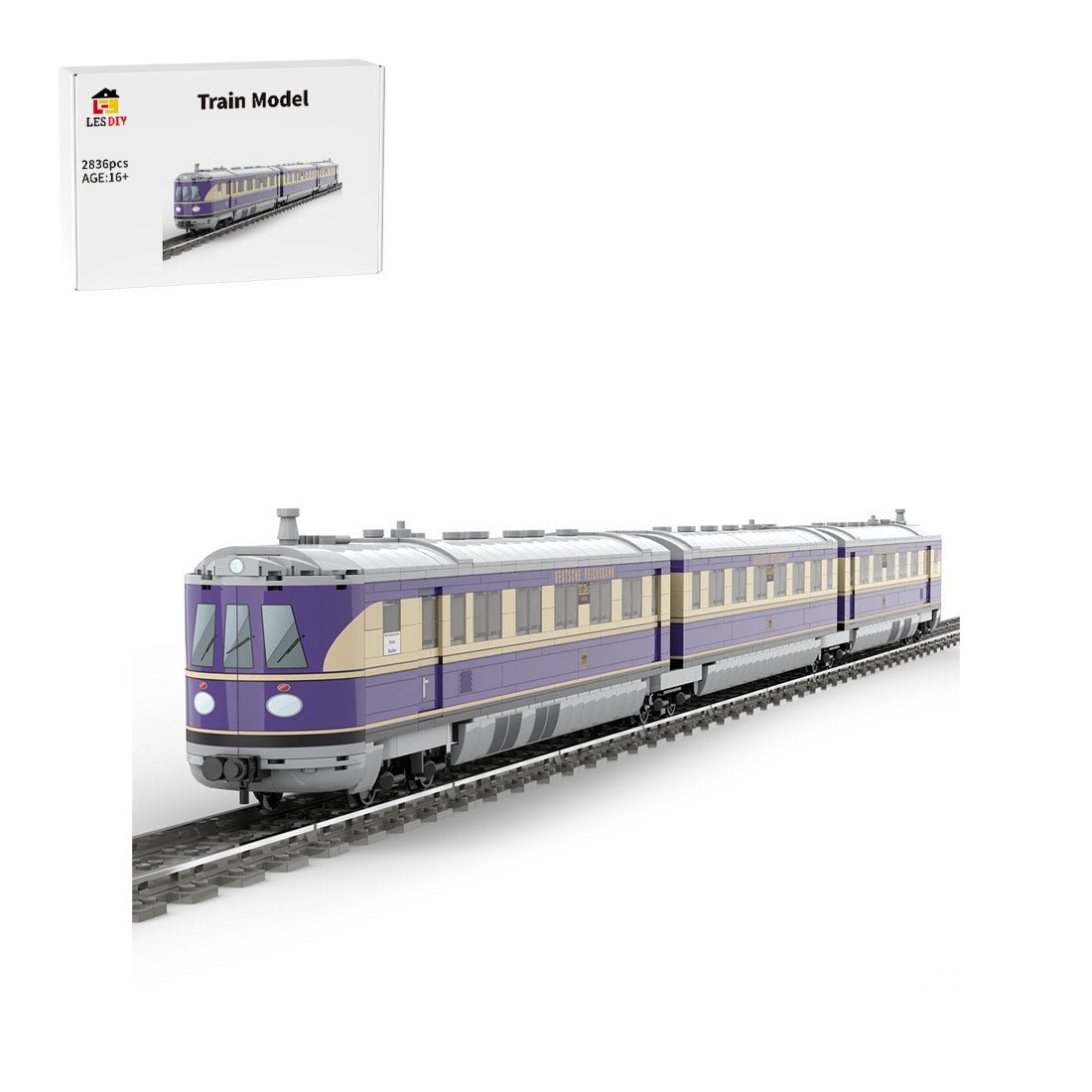 MOC - 154855 SVT 137 234 High Speed Train - LesDiy - Locomotive