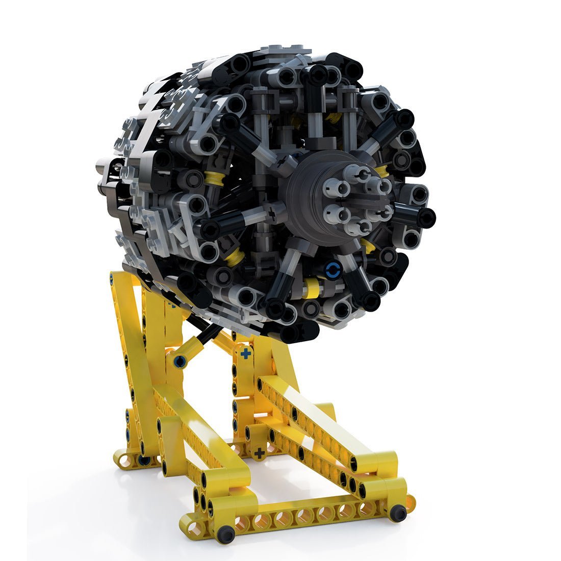 MOC - 154948 28 Cylinder Radial Engine Building Blocks - LesDiy - Building Blocks