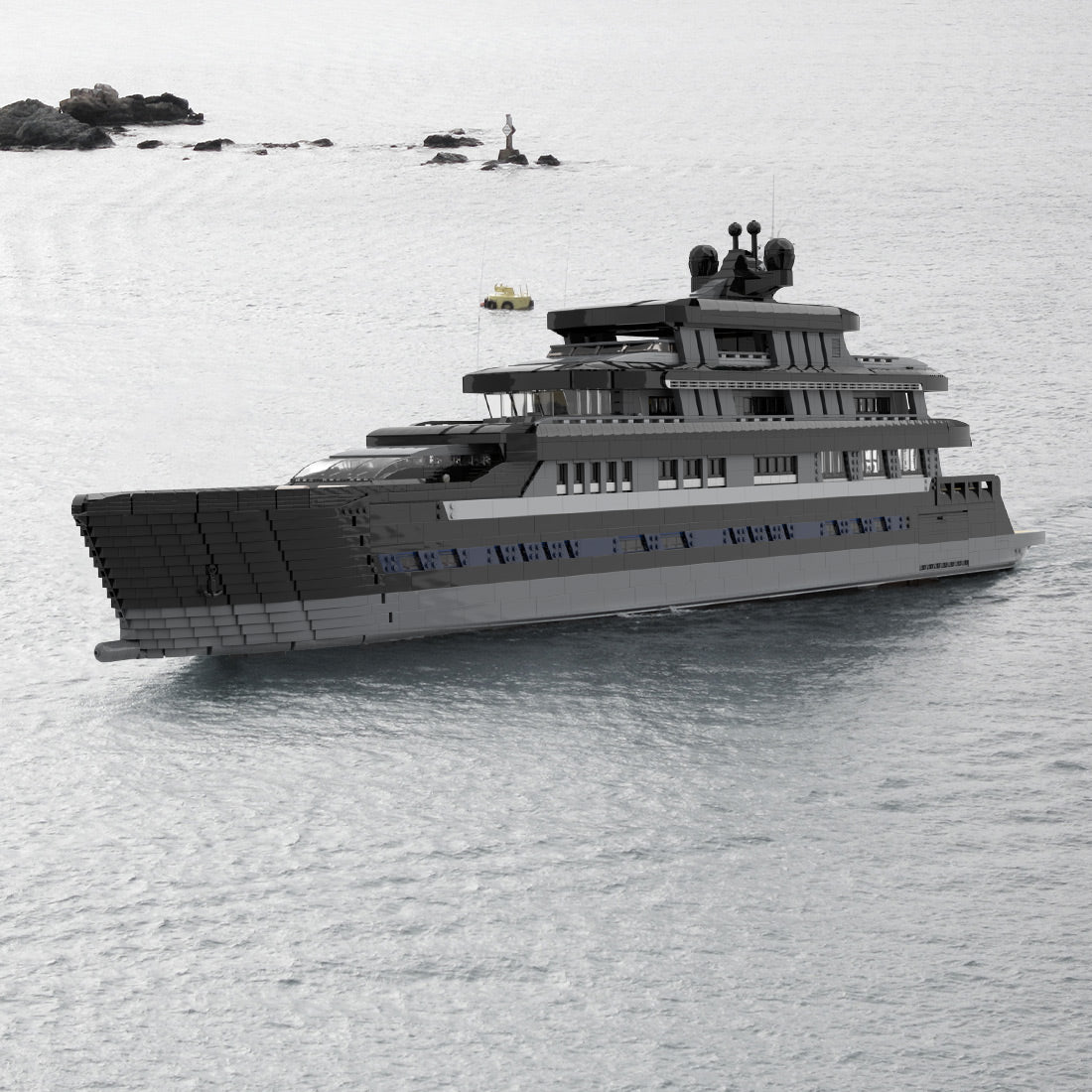 MOC - 157340 Large Luxury Yacht - LesDiy -