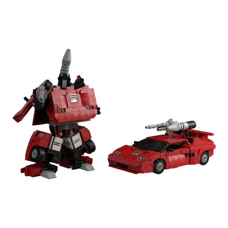 MOC - 157733 Sci - Fi Transformer Autobots Sideswipe - LesDiy