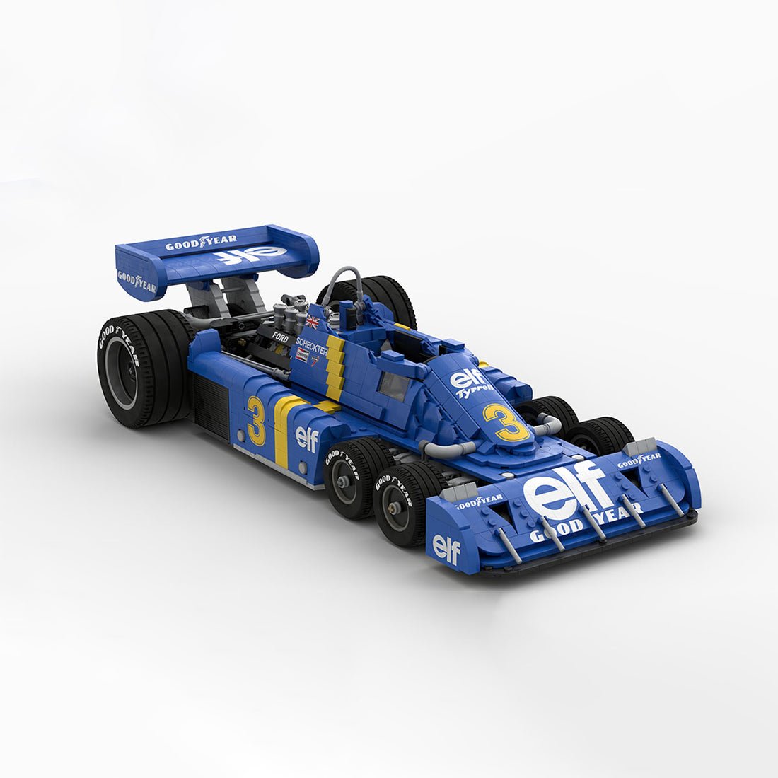 MOC - 158318 Tyrrell P34 1976 - scale 1:8 - LesDiy -