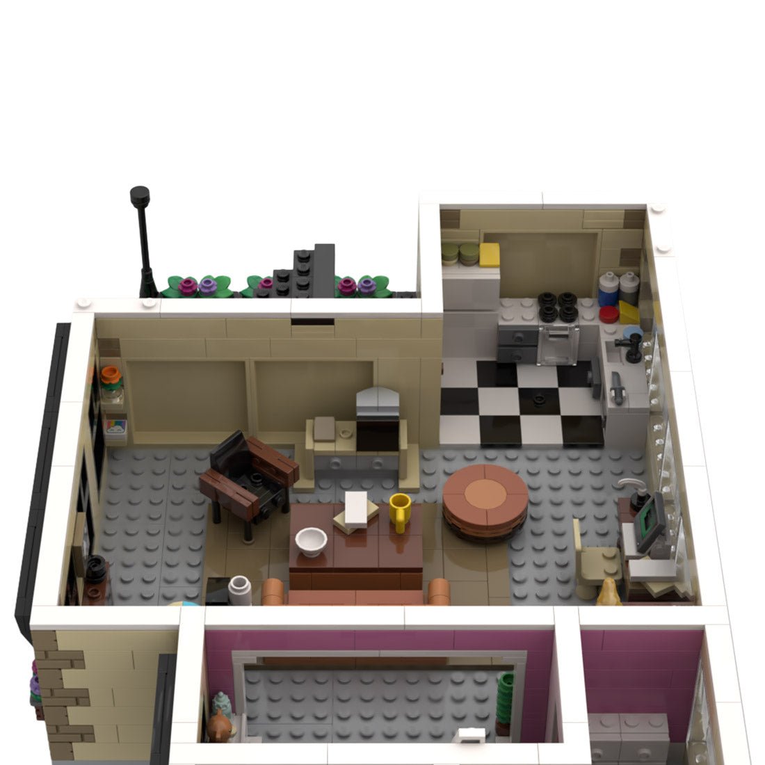 MOC - 158994 Ross Apartment - Sitcom Suite - LesDiy -