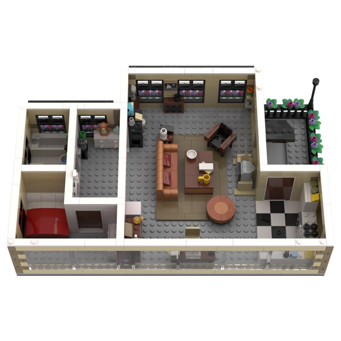 MOC - 158994 Ross Apartment - Sitcom Suite - LesDiy