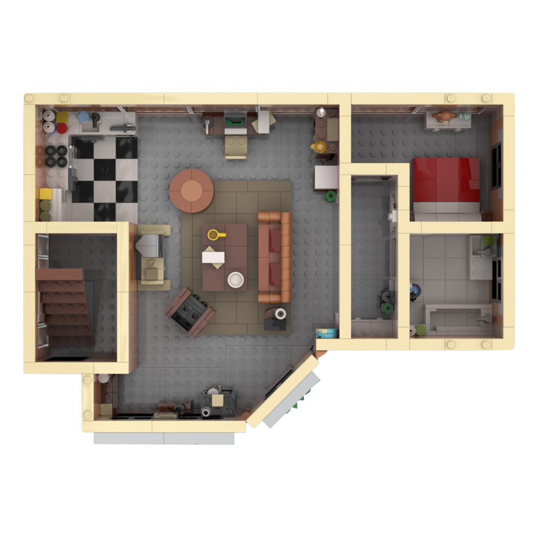 MOC - 159070 Ross Apartment - SitComplex - LesDiy