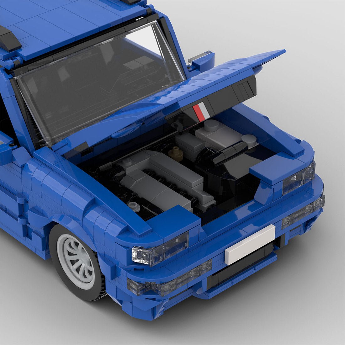 MOC-159092 Audi RS2 Blue Building Blocks-LesDiy-MOC-