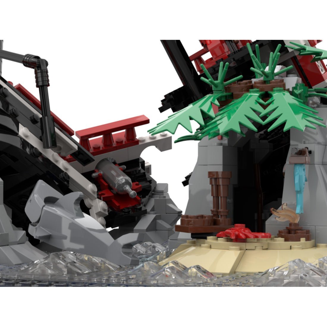 MOC - 159152 Shipwreck Island - LesDiy -