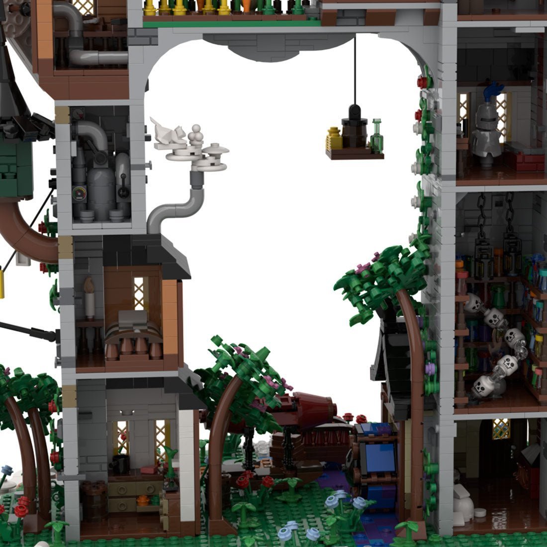 MOC - 159254 Medieval Cloud City - LesDiy -