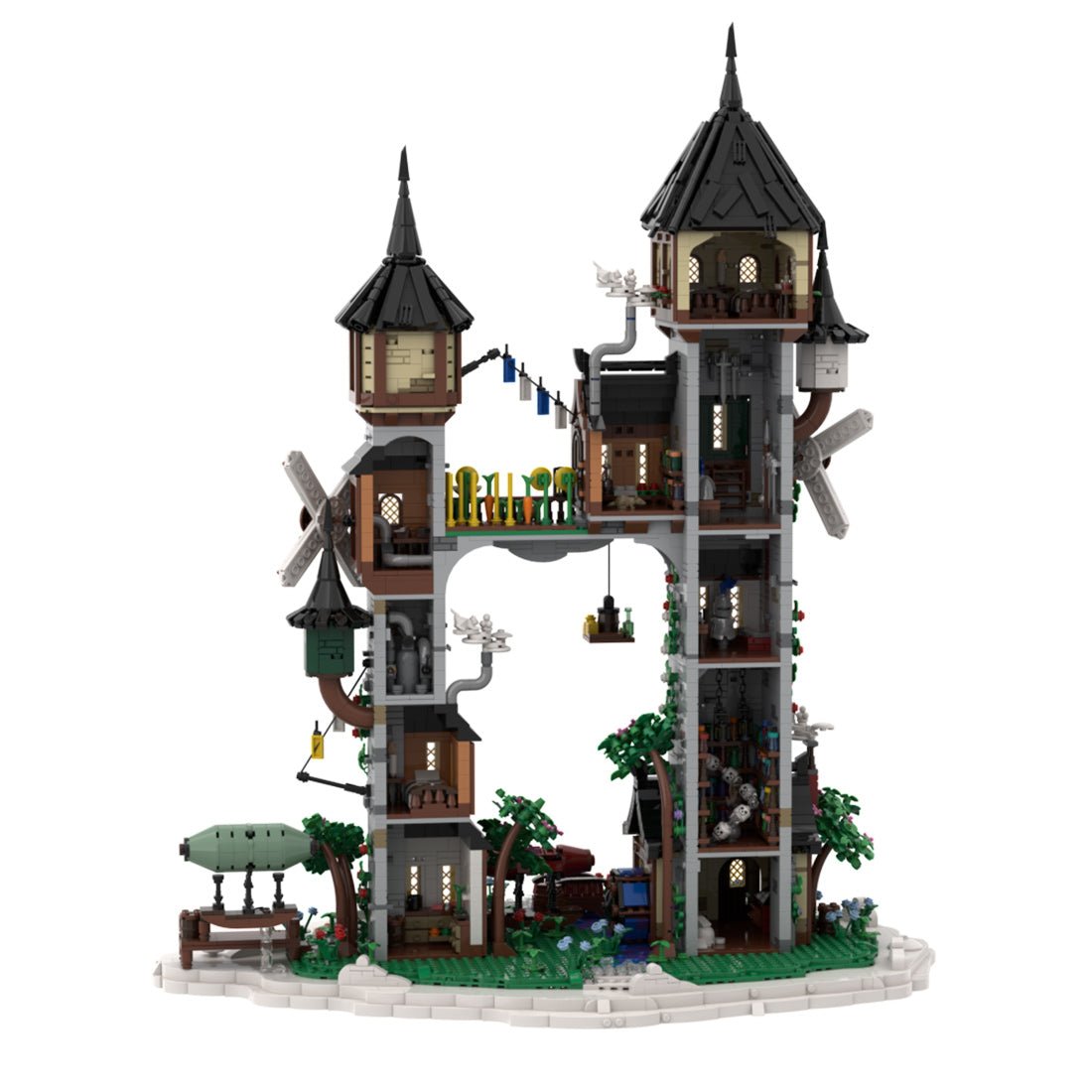 MOC - 159254 Medieval Cloud City - LesDiy