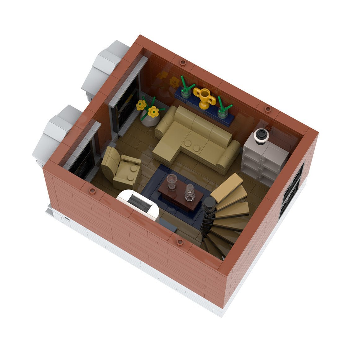 MOC - 159588 Modular Swedish Apartment - LesDiy -