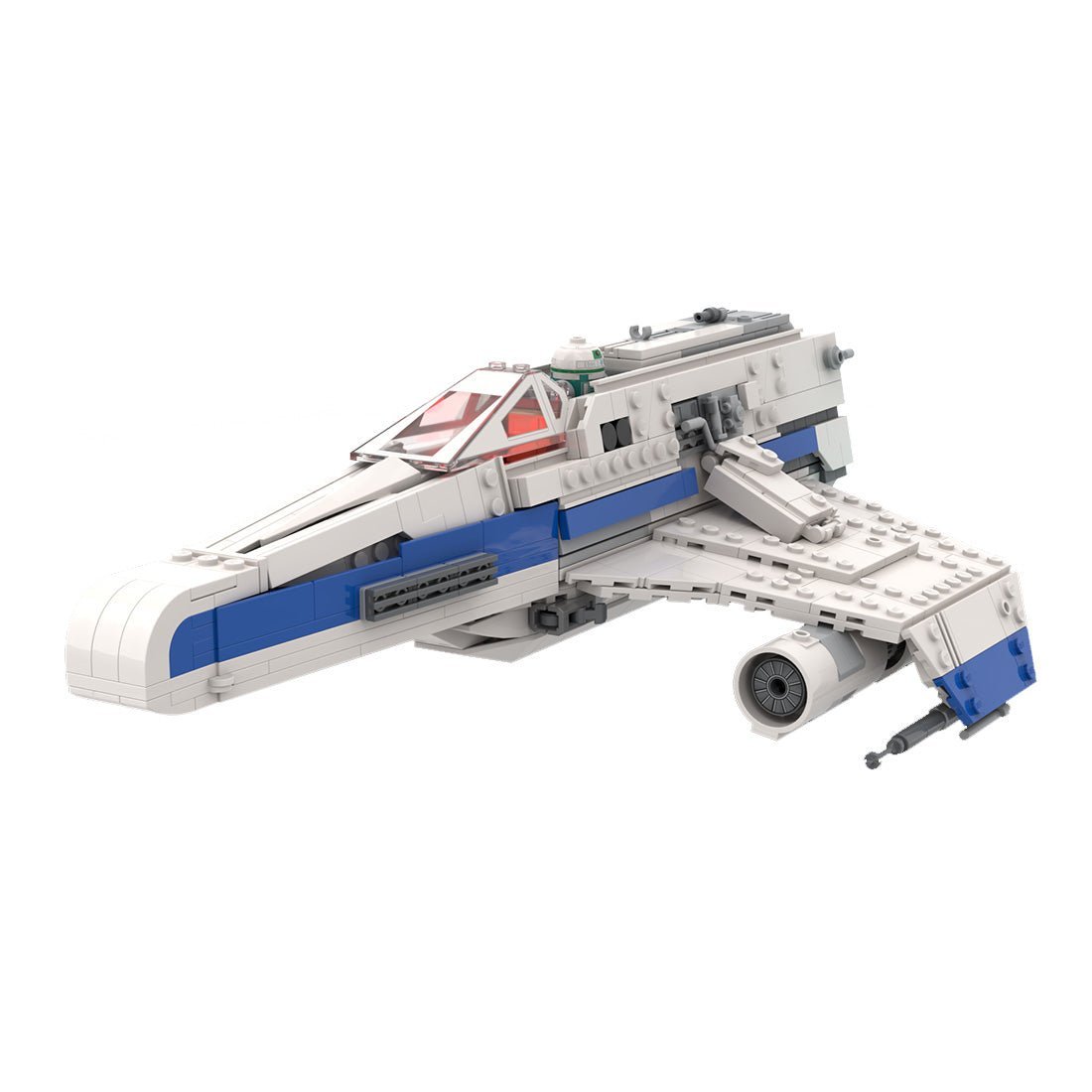 MOC - 159626 SW Ahsoka Republic E - wing Escort Starfighter - LesDiy -
