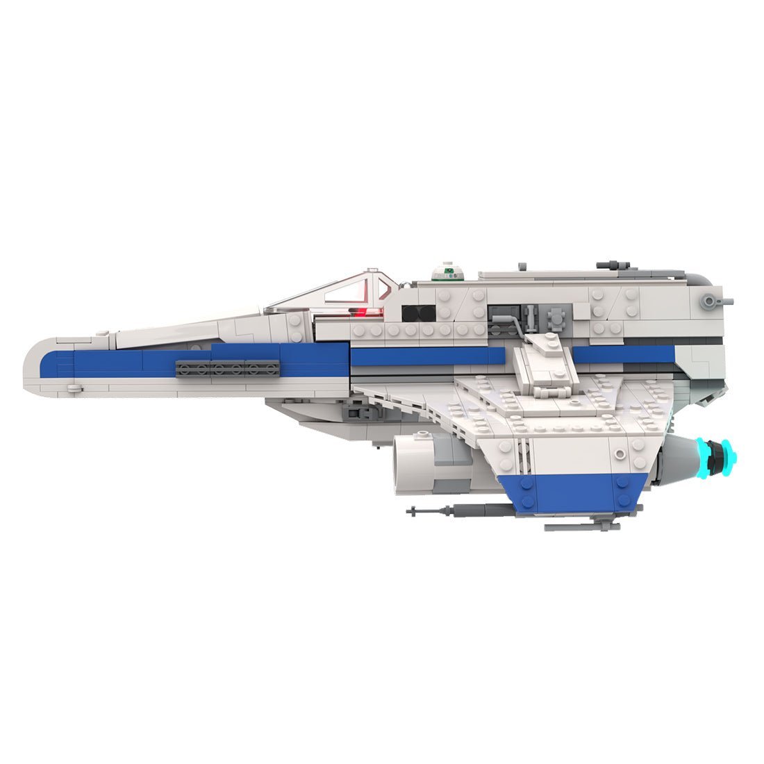 MOC - 159626 SW Ahsoka Republic E - wing Escort Starfighter - LesDiy -