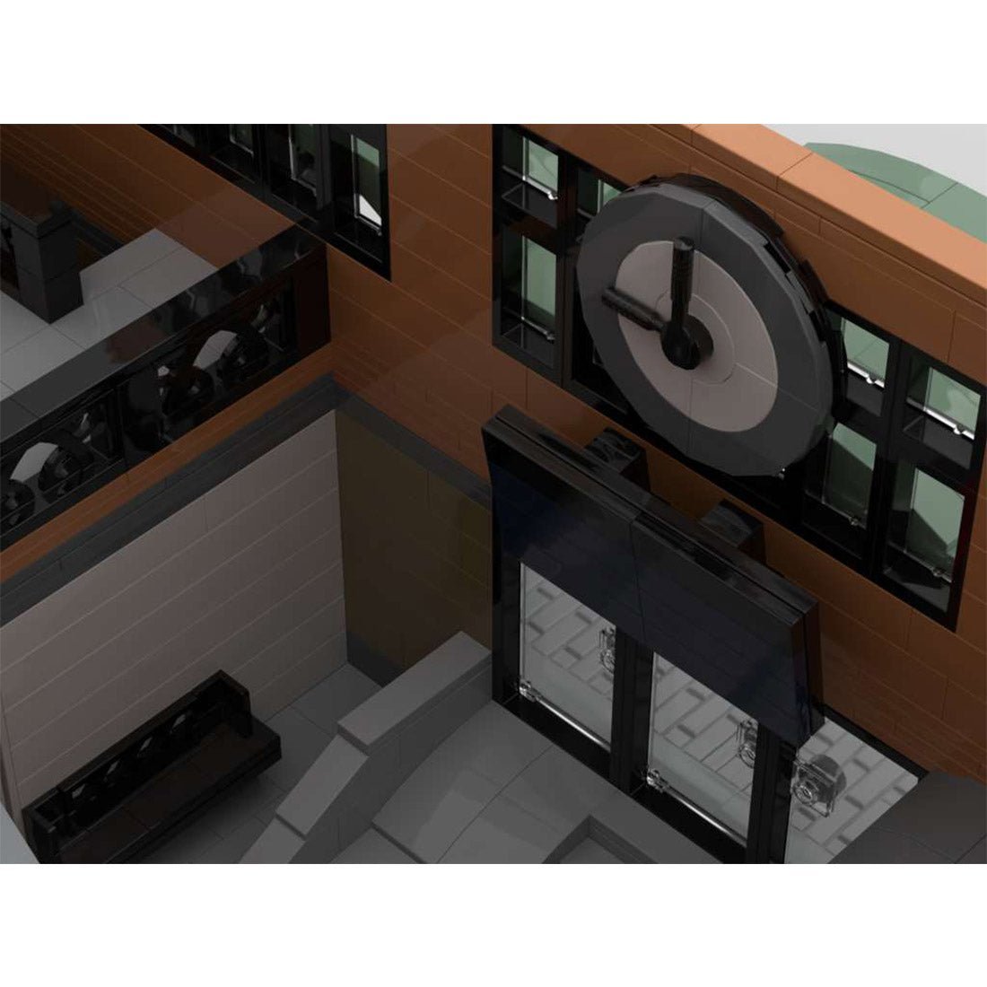 MOC - 160387 Steinbrück Central Railway Station - LesDiy -