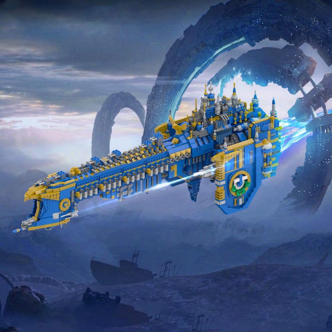 MOC - 160650 Warhammer 40k Macragge's Honour Building Blocks - LesDiy - building blocks