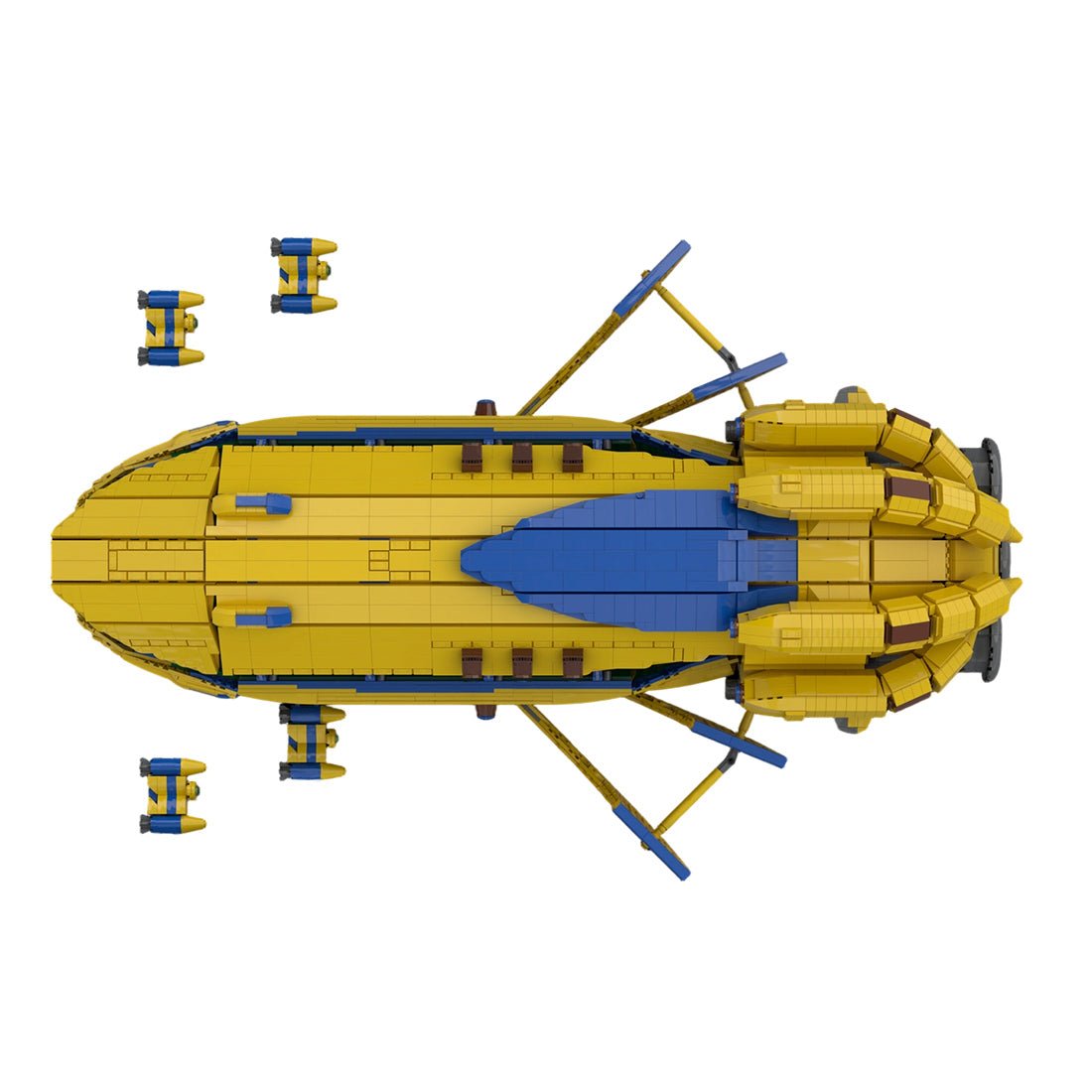 MOC-161738 Protoss Carrier Spaceship Building Blocks-LesDiy -