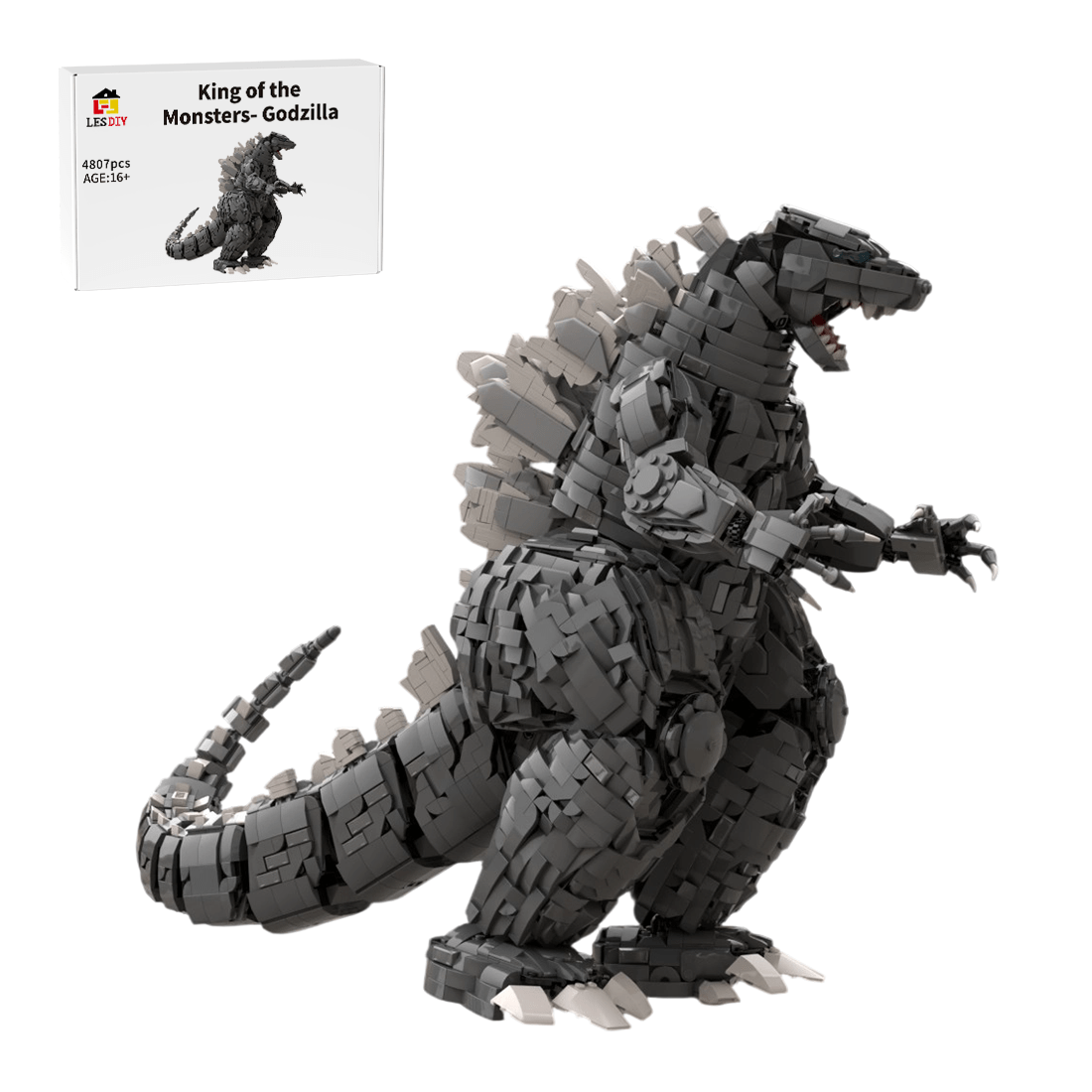 MOC - 161991 Godzilla - King of the Monsters Building Blocks - LesDiy - Building Blocks