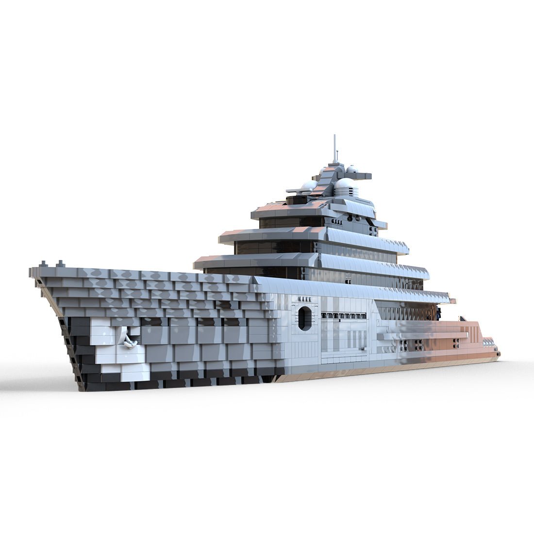MOC - 162171 The SUPREMACY Yacht - Ulitmate Collector Series Building Blocks - LesDiy -