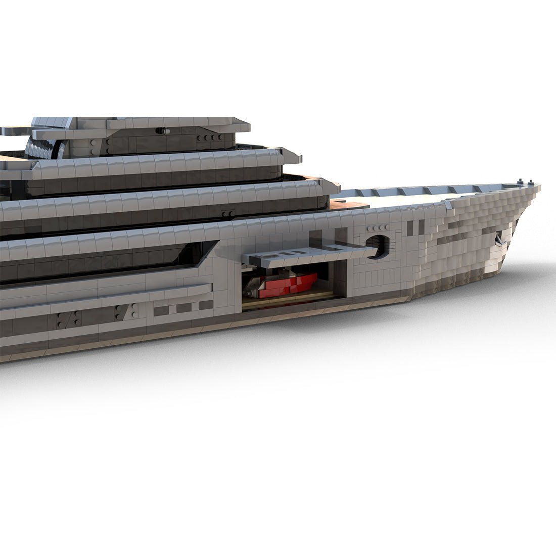 MOC - 162171 The SUPREMACY Yacht - Ulitmate Collector Series Building Blocks - LesDiy -