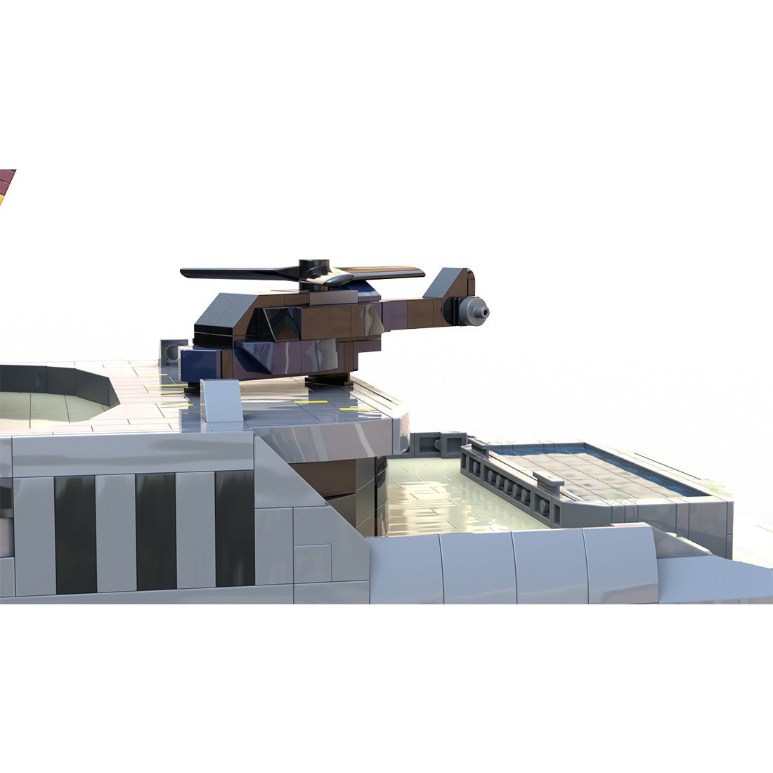 MOC - 162171 The SUPREMACY Yacht - Ulitmate Collector Series Building Blocks - LesDiy -