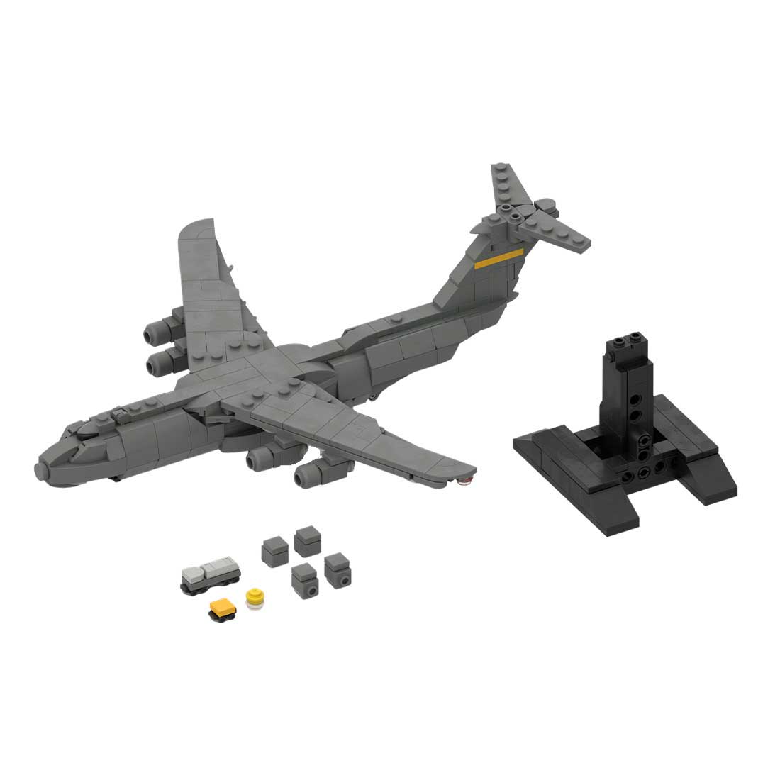 MOC - 163191 Lockheed | C - 5 GALAXY | Cargo - 1:300 Scale Building Blocks - LesDiy -