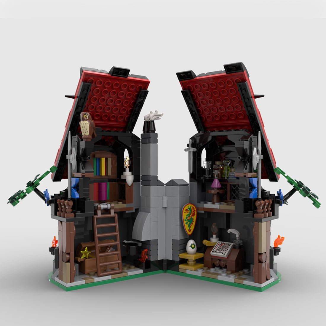 MOC - 164355 Wizard's Magical Workshop - LesDiy