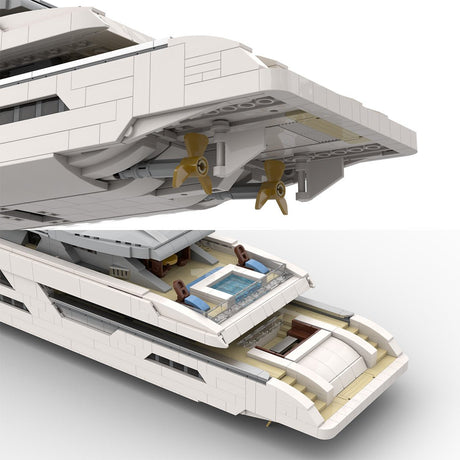MOC - 164898 Midi Scale Yacht - LesDiy -