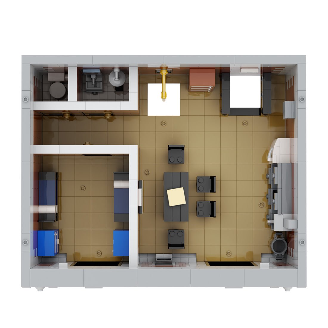 MOC - 165068 Modular New York Firehouse - LesDiy -