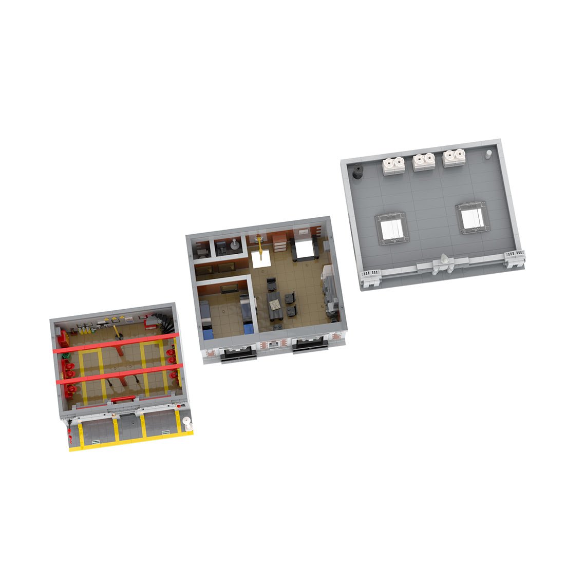 MOC - 165068 Modular New York Firehouse - LesDiy -